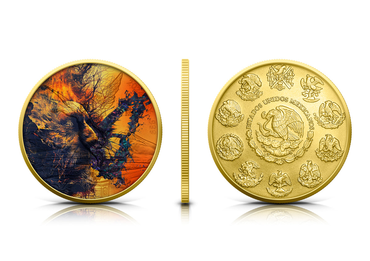Mexico Libertad 2024 - Metaphysical - The Butterfly Effect - 1 oz Silbermünze***