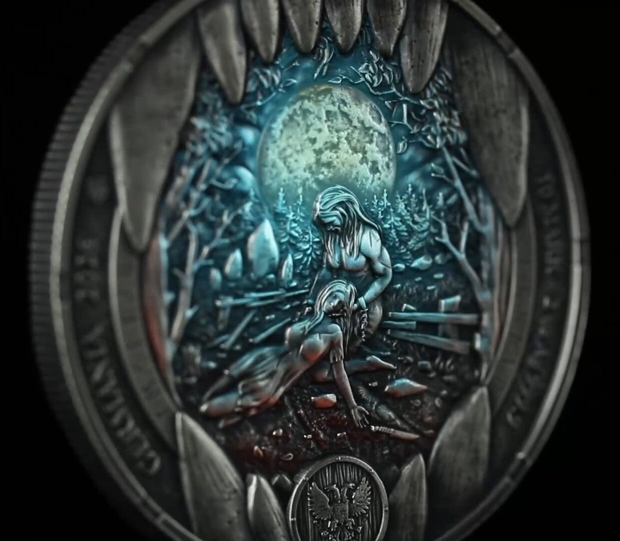 Germania Mint - Bödvar Saga - Loss 2026 - 2 oz Silbermünze UHR  AF UV