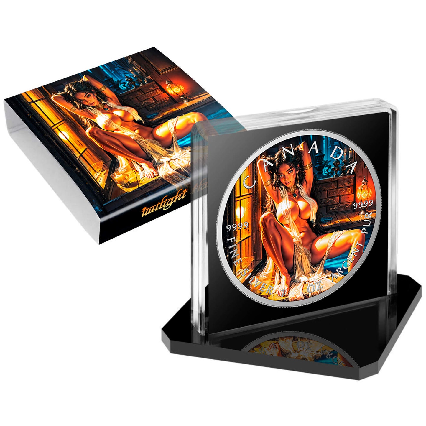 Canada 2026 - Twilight Flame - 1 oz Silbermünze Farbe