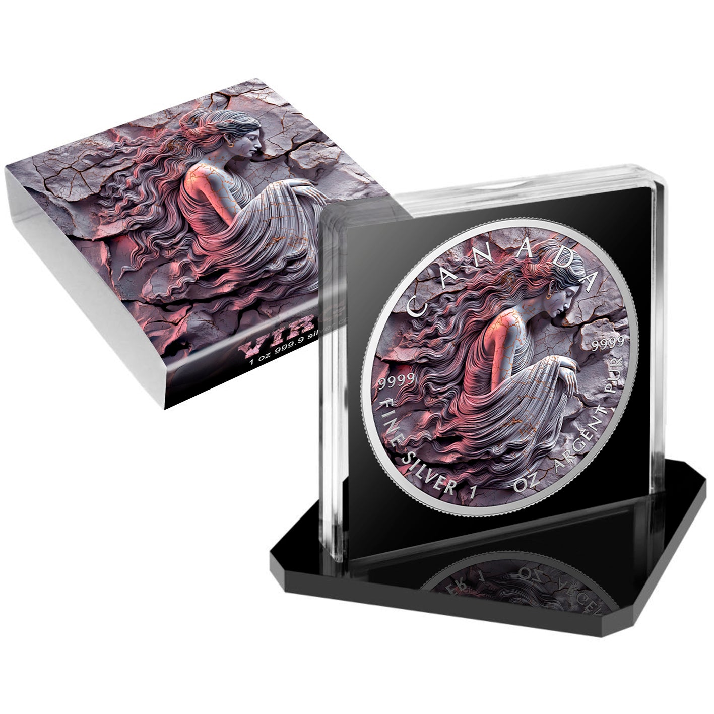 Canada 2025 - Stone Zodiac #Virgo - 1 oz Silbermünze Farbe***