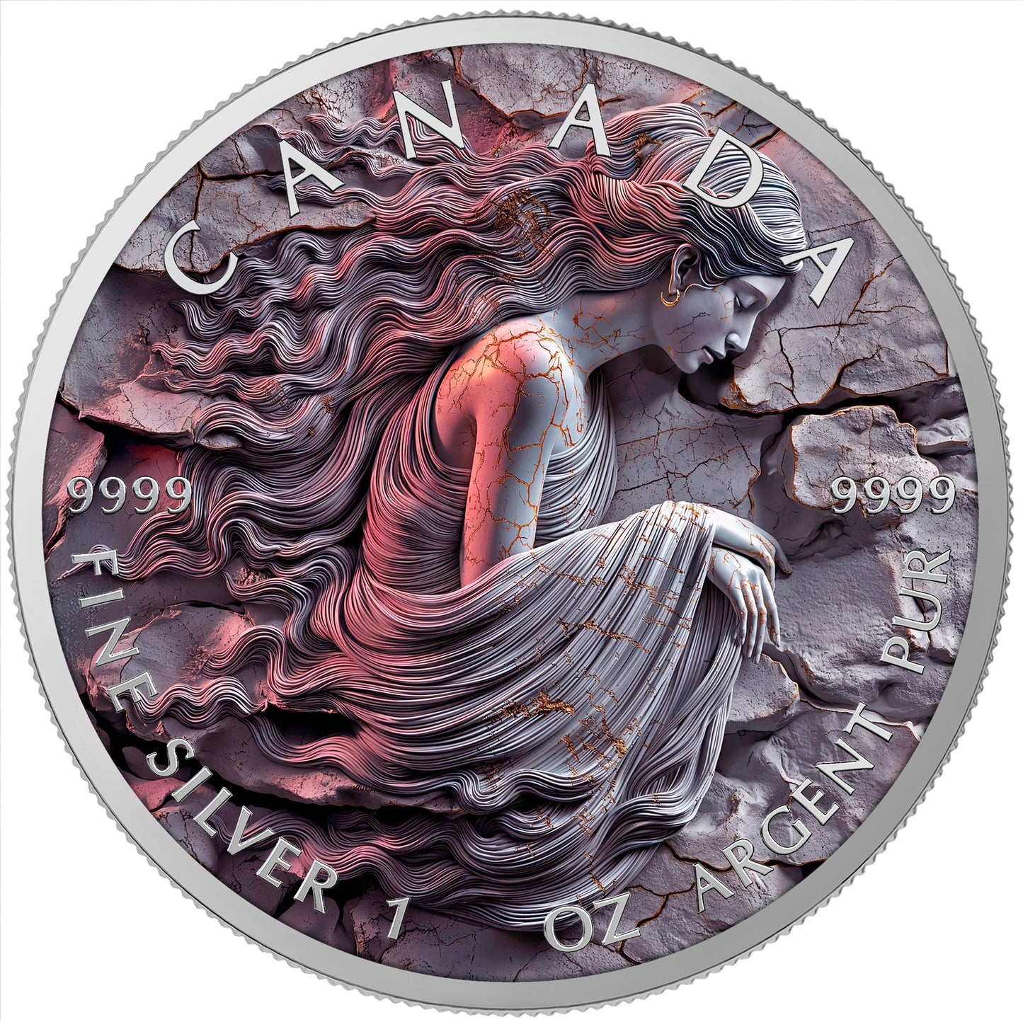 Canada 2025 - Stone Zodiac #Virgo - 1 oz Silbermünze Farbe***