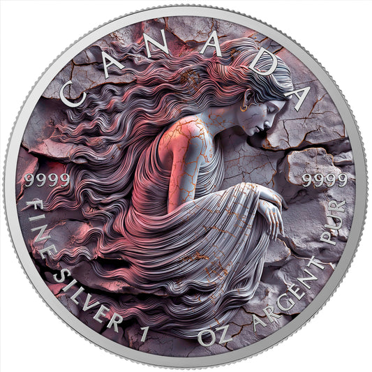 Canada 2025 - Stone Zodiac #Virgo - 1 oz Silbermünze Farbe***