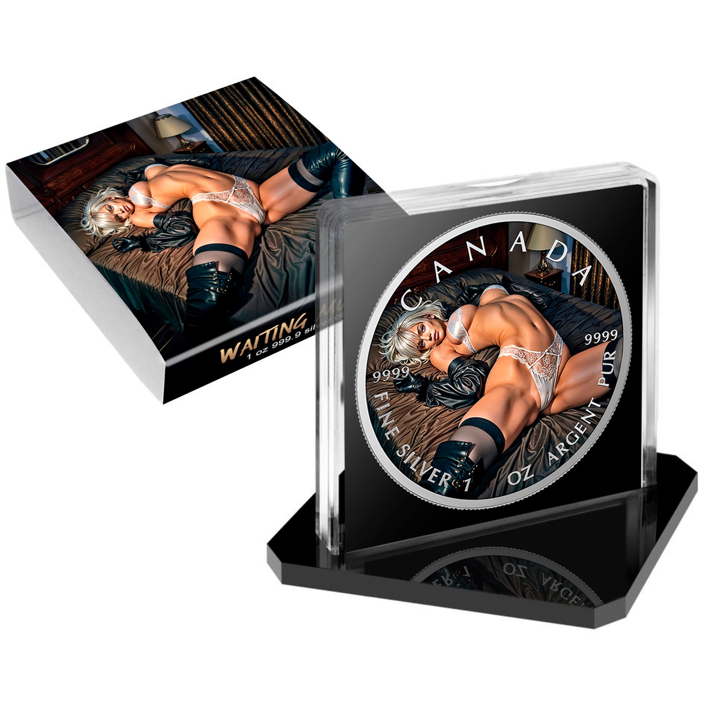 Canada 2026 - Waiting Much - 1 oz Silbermünze Farbe