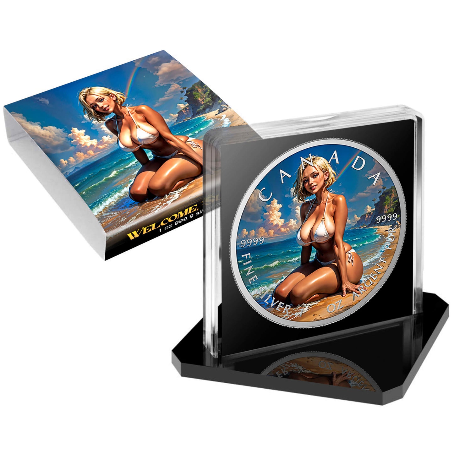 Canada 2026 - Welcome Summer - 1 oz Silbermünze Farbe