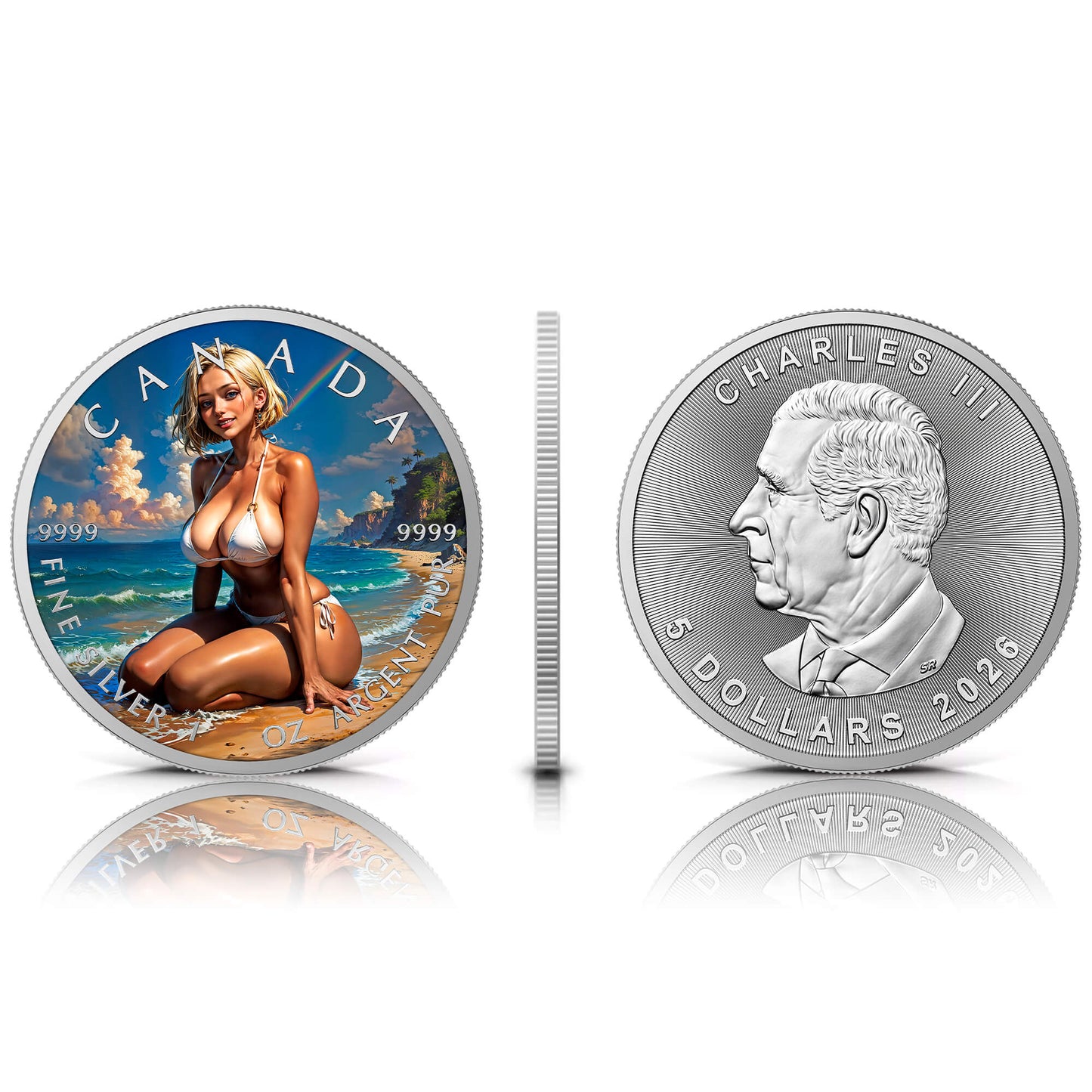 Canada 2026 - Welcome Summer - 1 oz Silbermünze Farbe