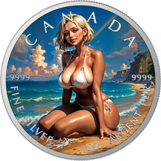 Canada 2026 - Welcome Summer - 1 oz Silbermünze Farbe