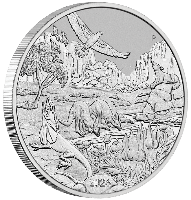 Wonders of Australia - The Outback 2026 - 1 oz Platinmünze