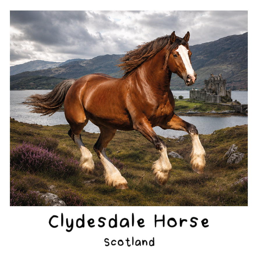 Clydesdale Horse 2026 - 5 oz Kupfermünze Farbe