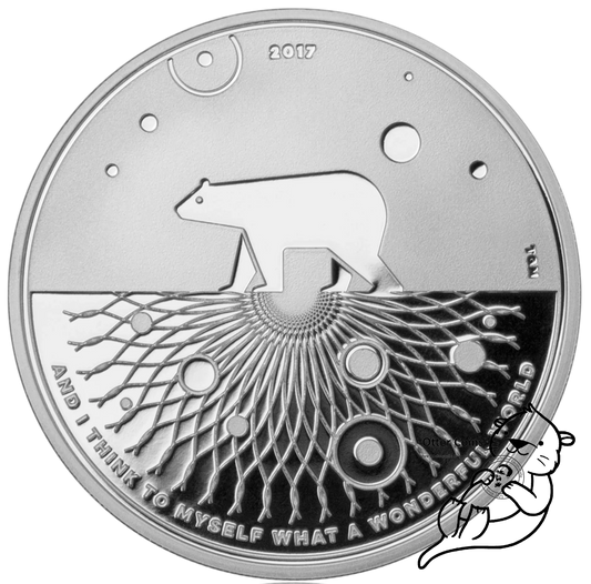 Eisbär 2017 Silbermünze 1oz Holzschatulle