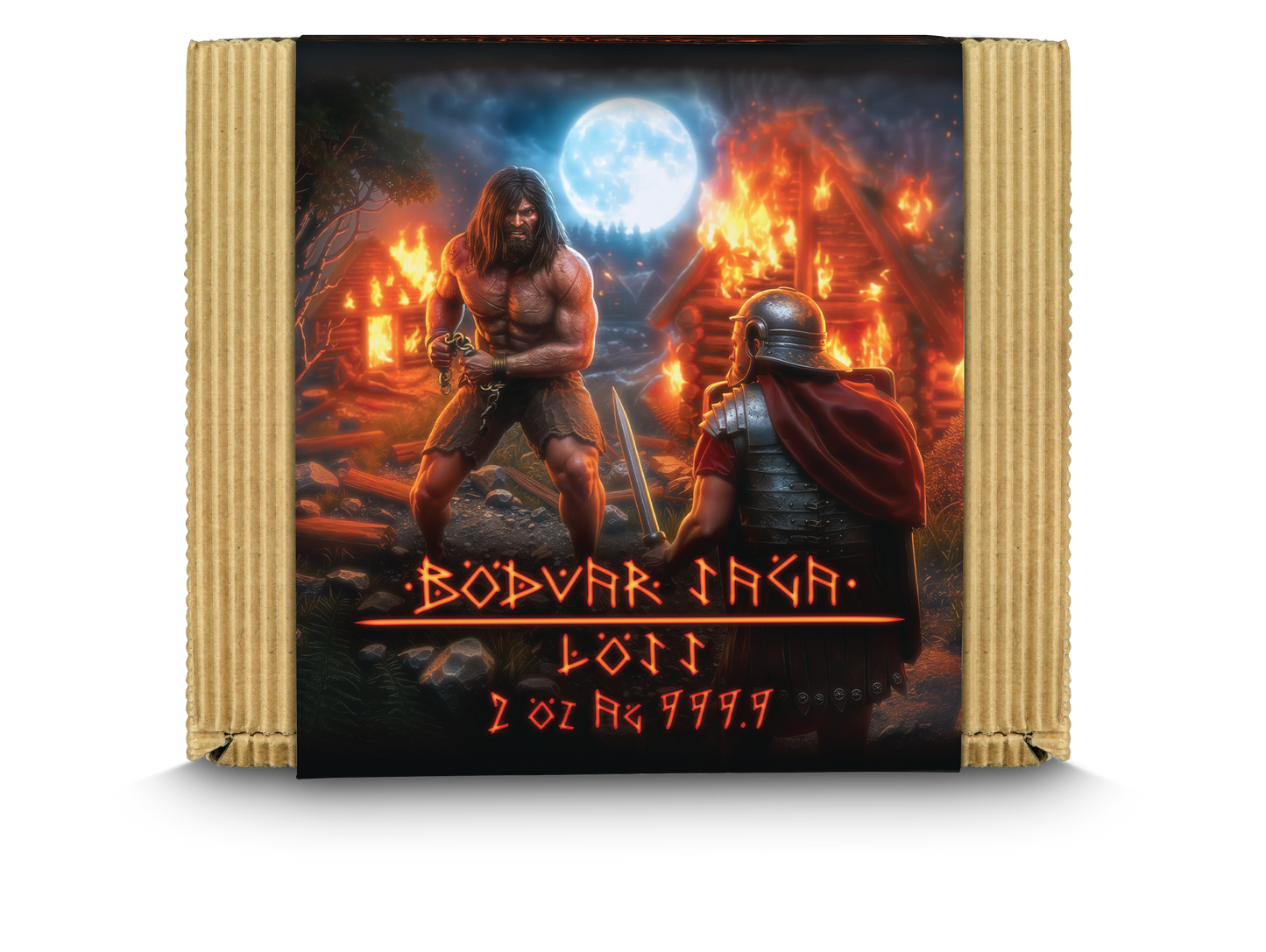 Germania Mint - Bödvar Saga - Loss 2026 - 2 oz Silbermünze UHR  AF UV