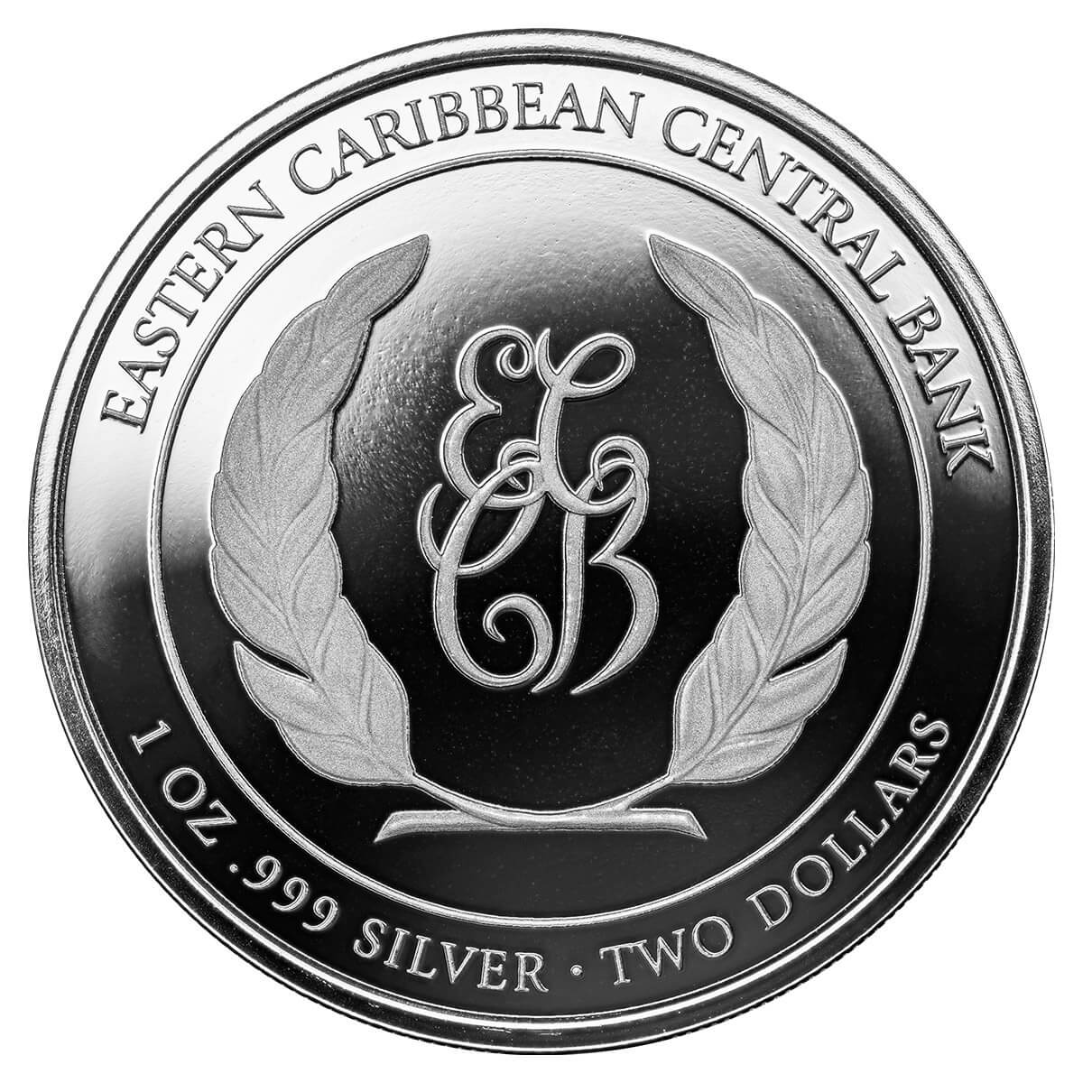 Eastern Caribbean 2023 Anguilla Color EC8 1 Oz Silbermünze*