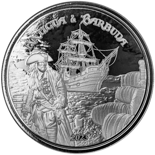 Eastern Caribbean 2023, Antigua und Barbuda: Rum Runner, 1 Oz Silbermünze*