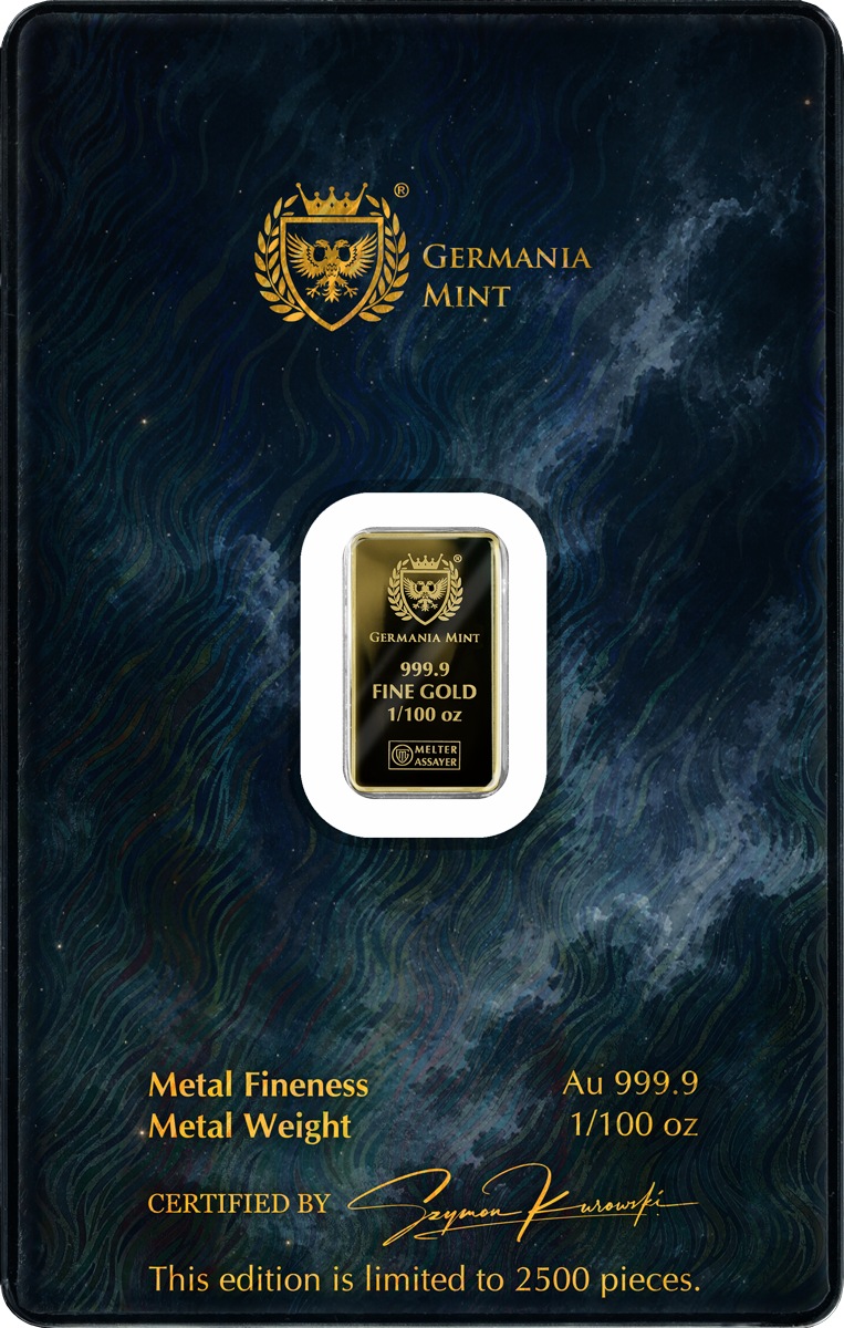 Germania Mint - Halloween - 1/100 oz Goldbarren Proof im Safepack**