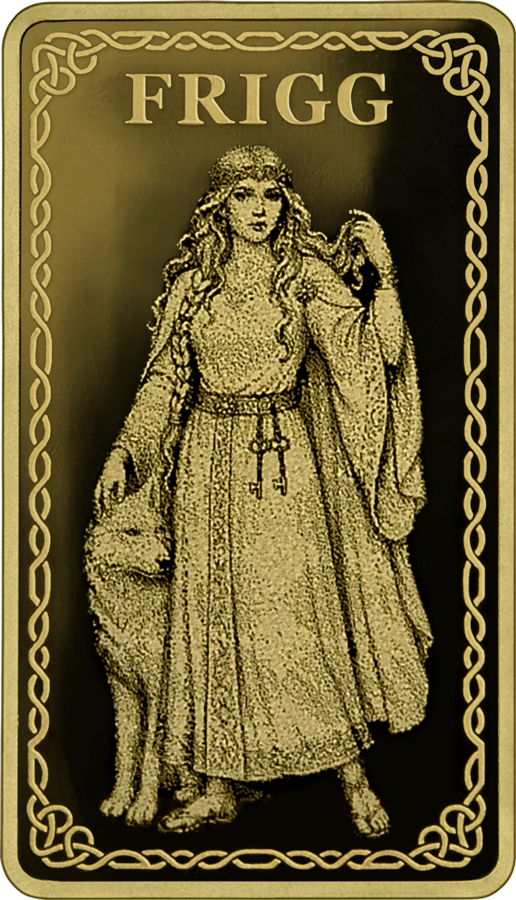 Germania Mint - Gods of Germania - Frigg - 1/100 oz Goldbarren im Safepack**