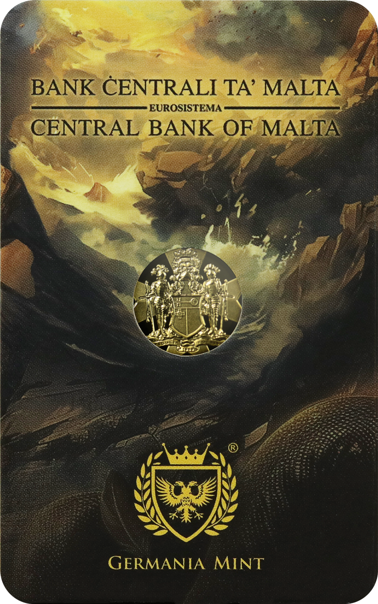 Germania Mint - Malta Golden Eagle 2025 - 1/10 oz  Goldmünze BU in Coincard**