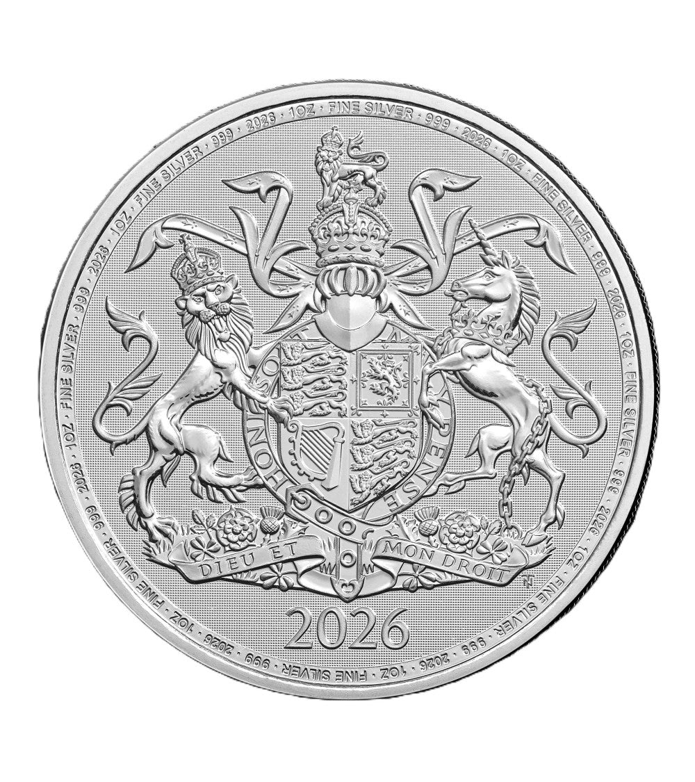 The Royal Arms 2026 - 1 oz Silbermünze