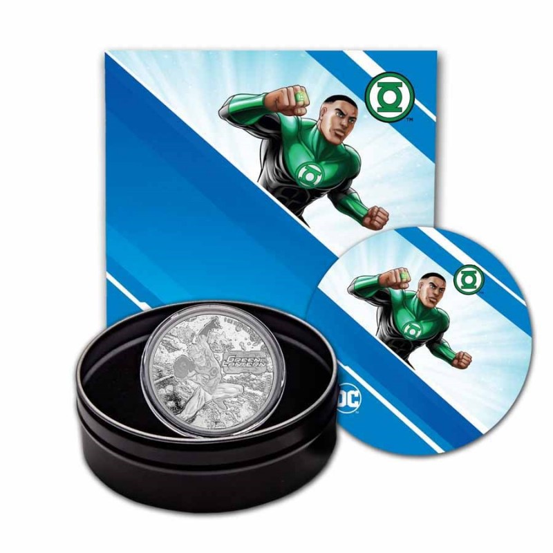 Green Lantern™ 1 Oz Silbermünze 2023 Proof*