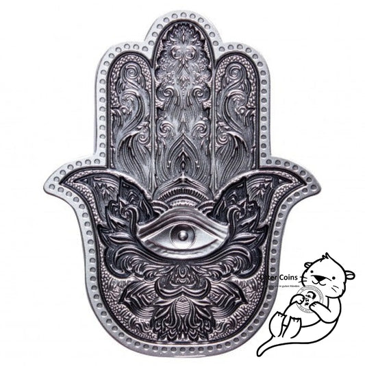 Hand of Hamsa Silver Stacker 2 Oz