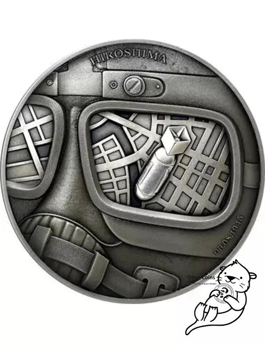Hiroshima Human Tragedies 2oz Silbermünze 2022