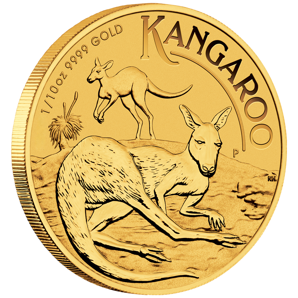 Känguru 1/10 oz verschiedene Jahrgänge Australien Goldmünze**