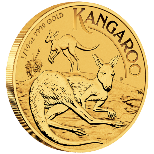 Känguru 1/10 oz verschiedene Jahrgänge Australien Goldmünze**
