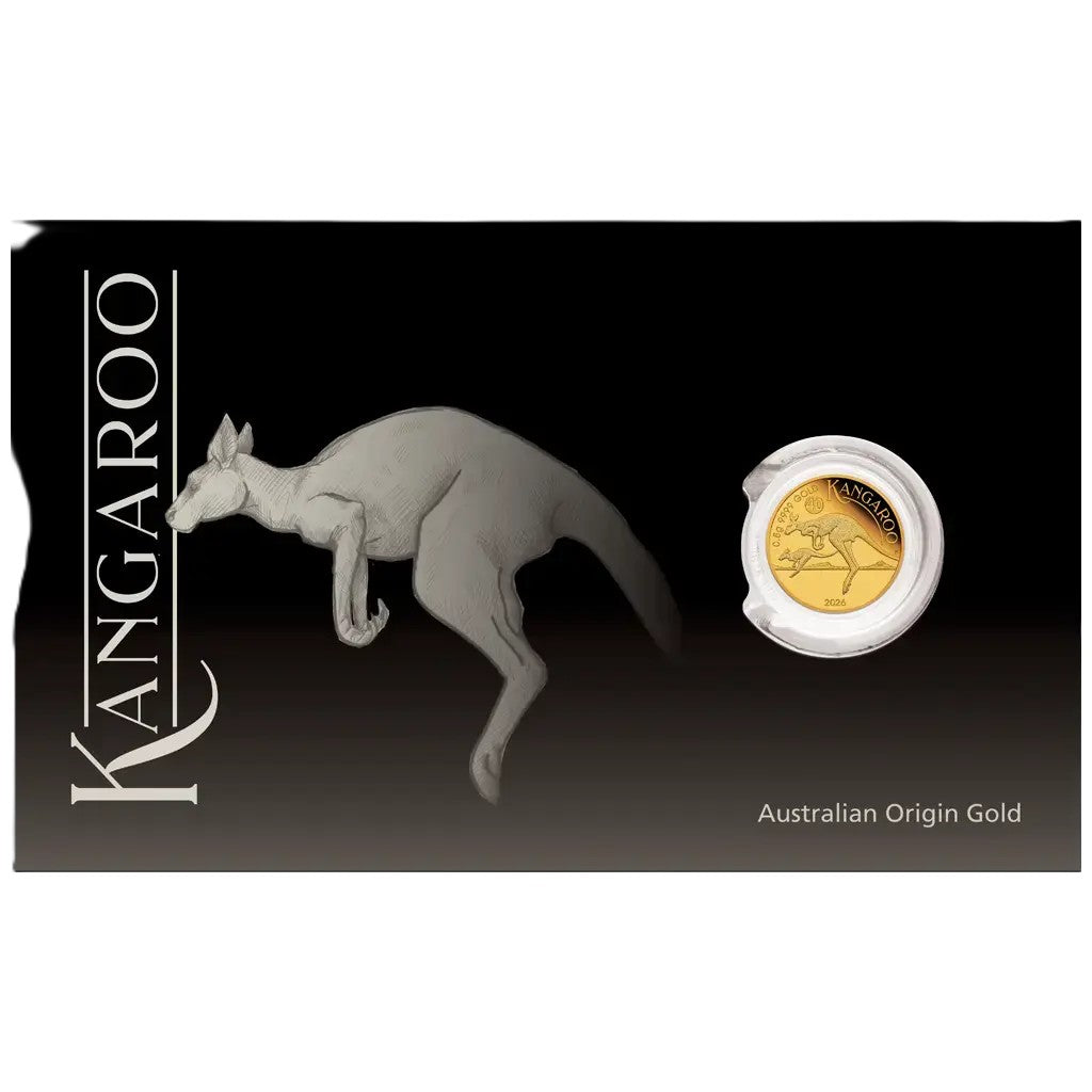 Känguru 2026 - Mini Roo 1/62 oz - 40 Jahre Jubiläum - Australien Goldmünze**