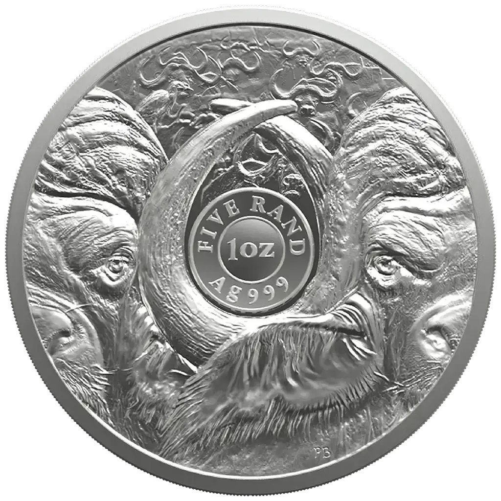 Big Five III (5.) Büffel 2026 - 1 oz Silbermünze in Blisterkarte