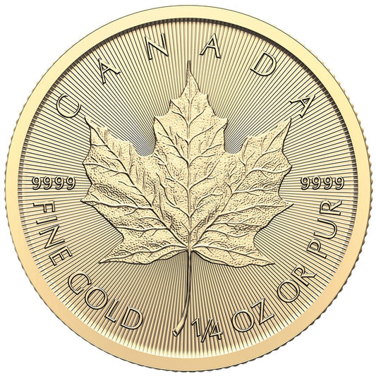 Maple Leaf 1/4 oz Goldmünze verschiedene Jahrgänge**
