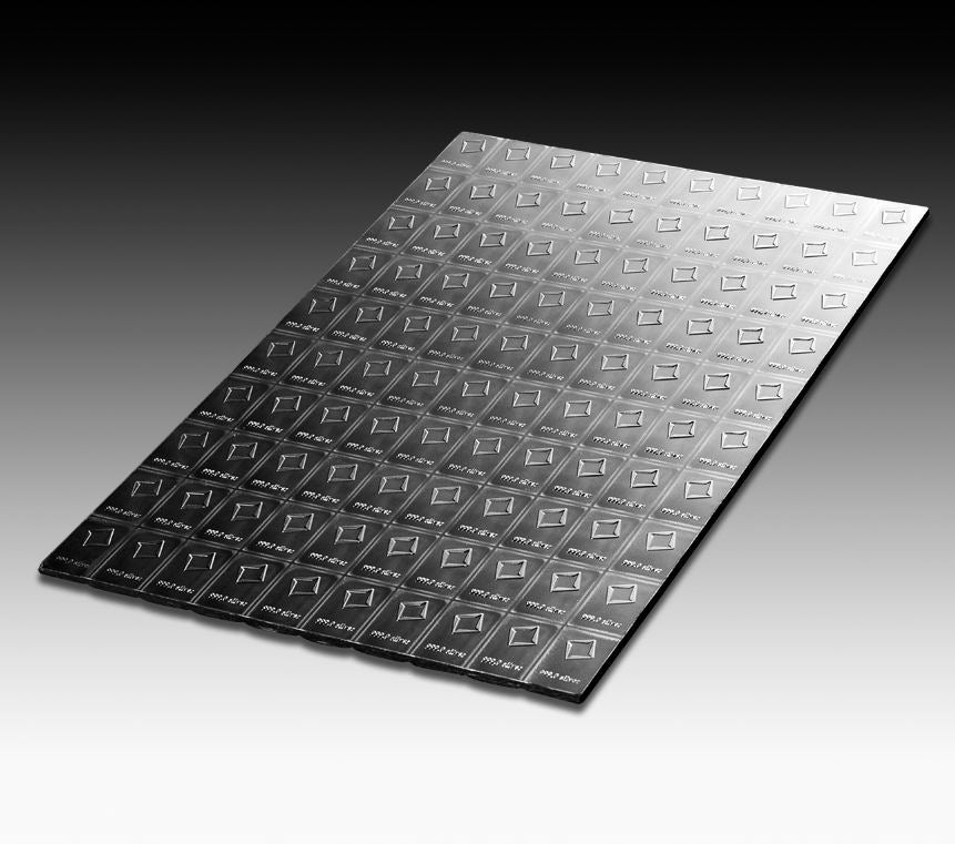 Silbertafel Valcambi "CombiBar" 100 x 1 Gramm Silberbarren Tafelbarren Barren