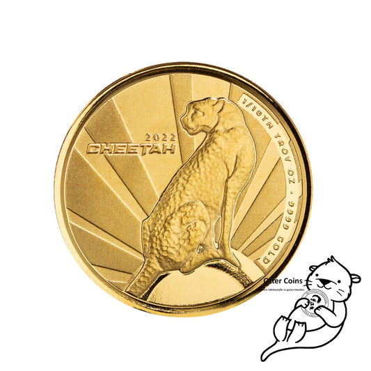 Cheetah Gepard 1/10 Oz Goldmünze 2022**