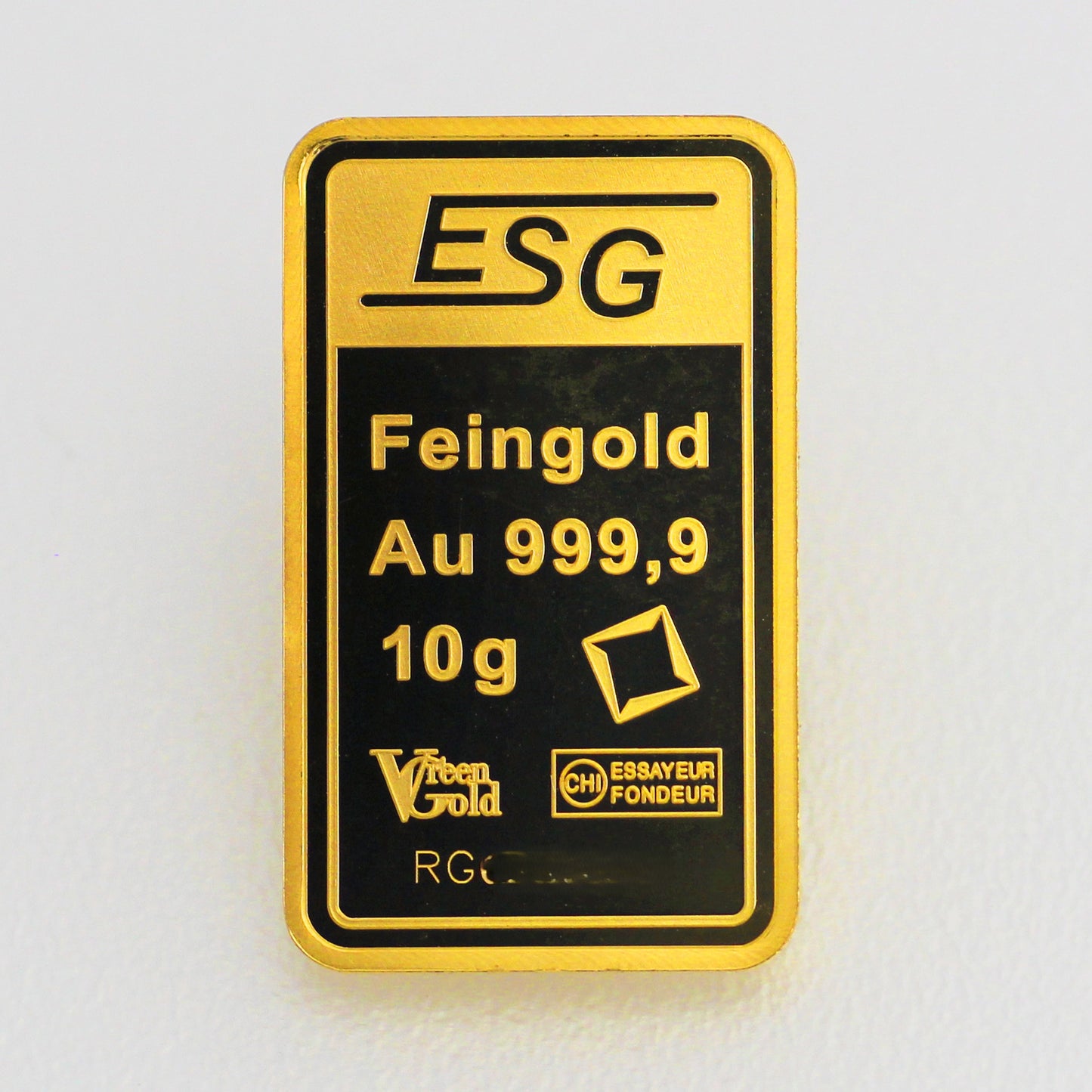 Goldbarren 10 Gramm Valcambi Auropelli 999 im Blister mit Zertifkat Responsible-Gold**