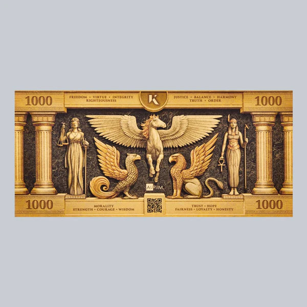 Kinesis Phoenix Goldschein 1000 mg 1 Gramm Goldbarren 999 Gold**