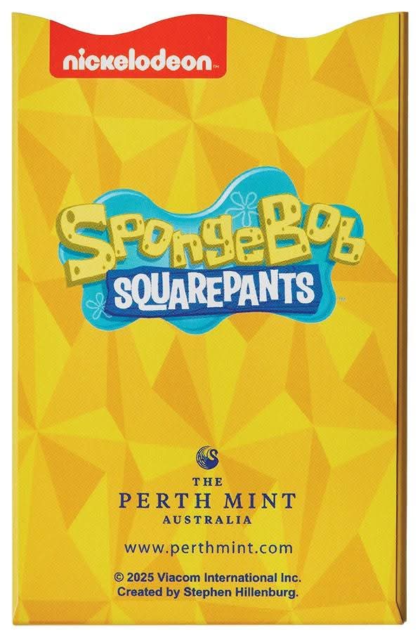 Spongebob Schwammkopf 2025, 1 g Goldbarren in Blister mit CoA**