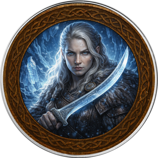 American Silver Eagle - The Vikings - Svala Glacierblade - 2026 - Color Farbe 1 oz Silbermünze